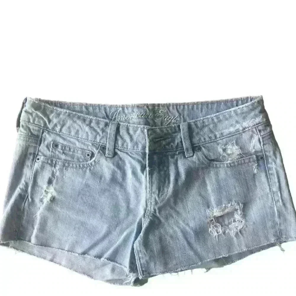 American Eagle Sz 4 denim jean shorts exc con
